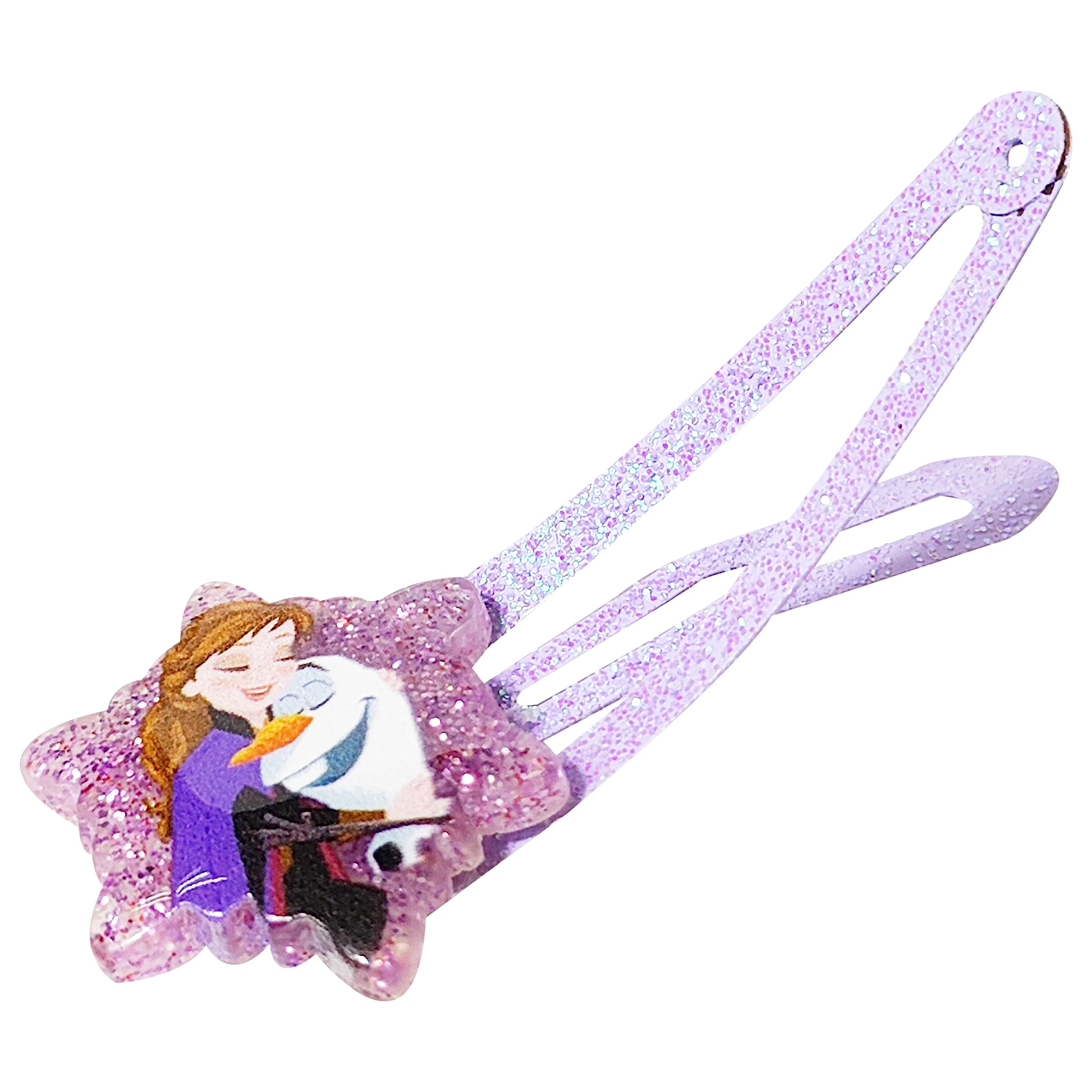 Luv Her Disney Frozen hair clips 8-pack closeup showing smooth edges prevent snags