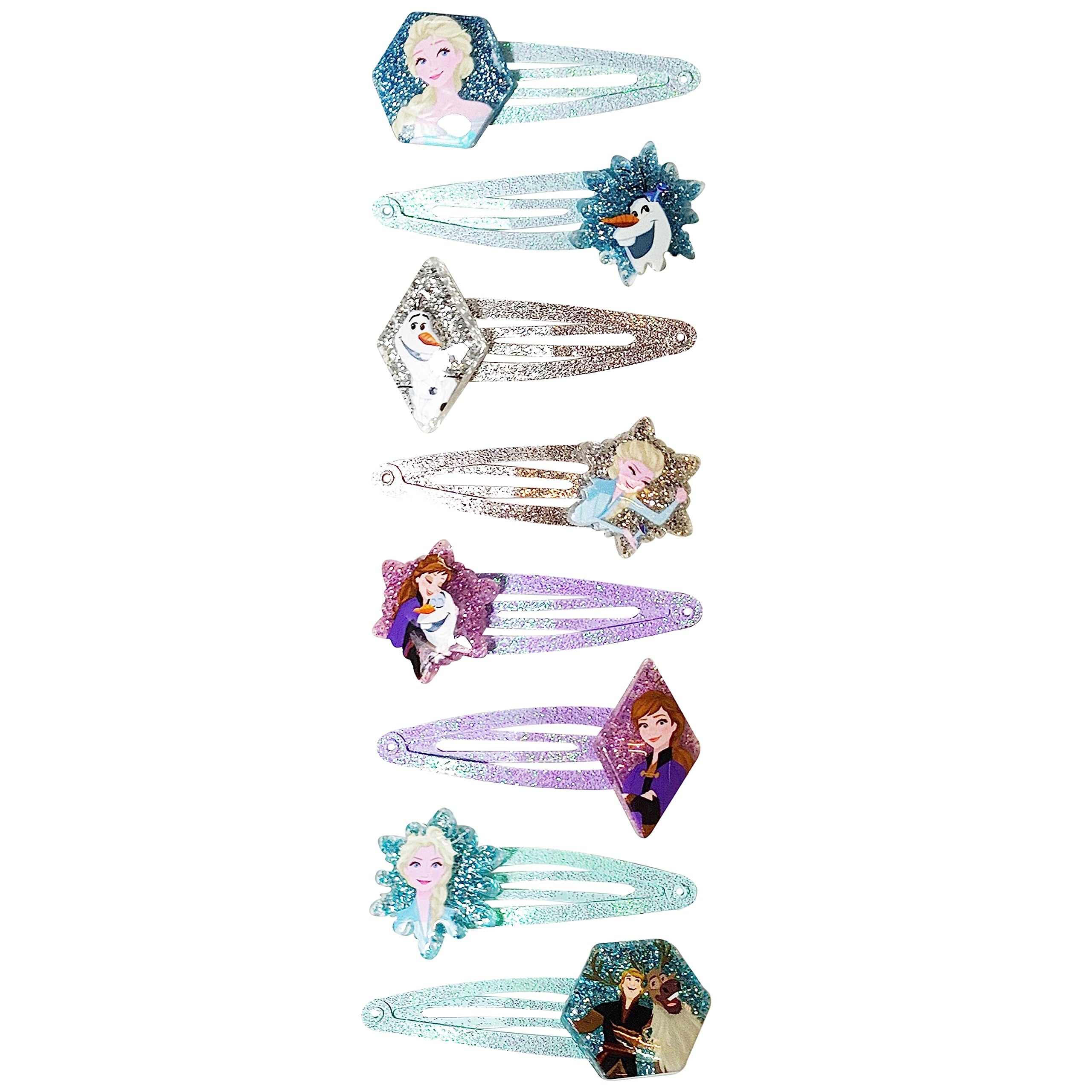 Luv Her Disney Frozen hair clips 8-pack packaging for online sales
