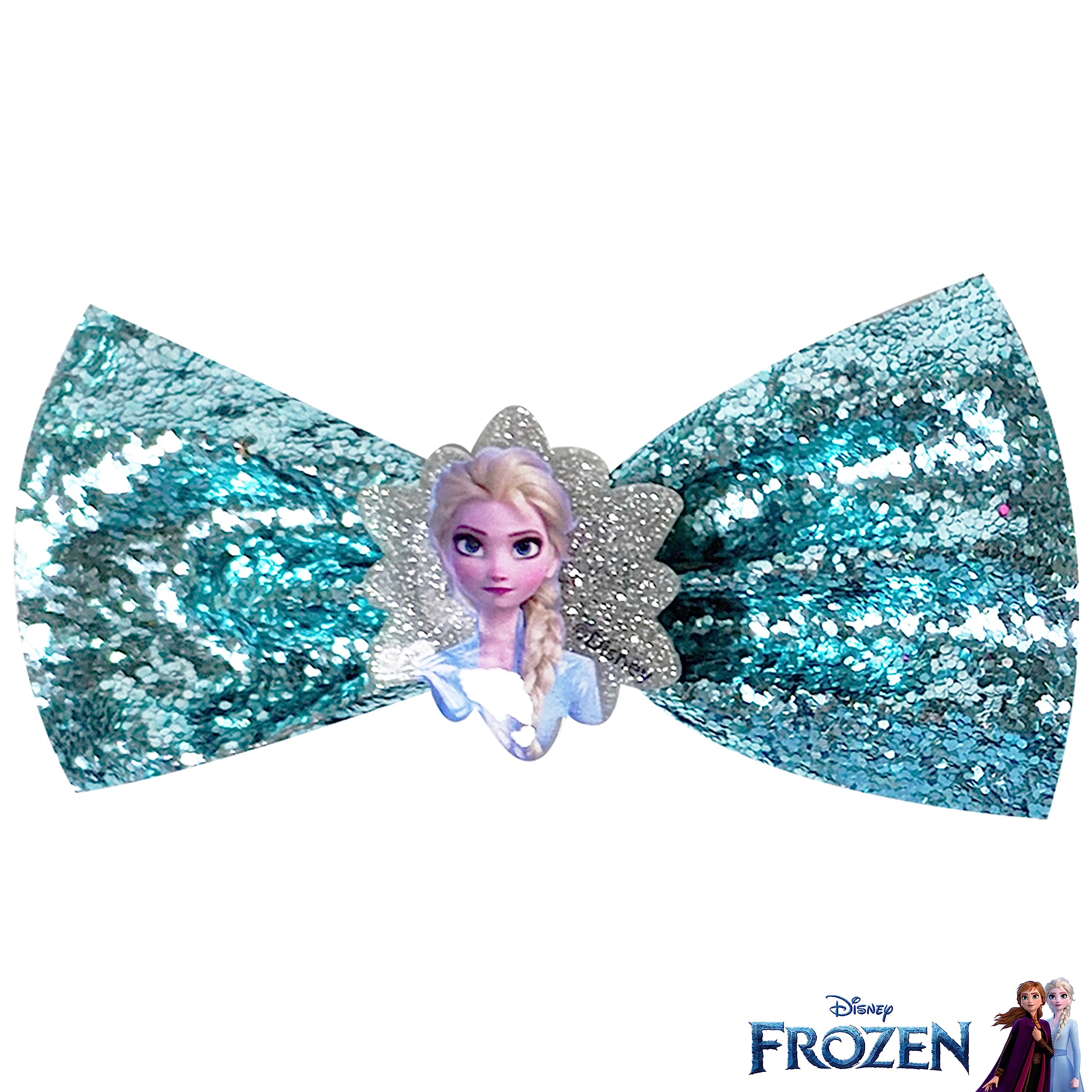LUV HER Disney Frozen princess bows close-up with vibrant, imaginative appeal