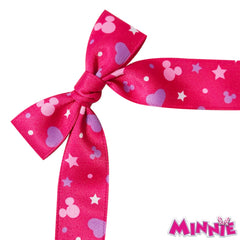 LUV HER Disney Minnie long tail bows with alligator clip for secure hold during play