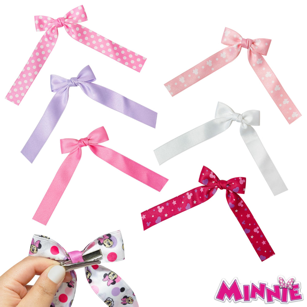 LUV HER Minnie long tail bows gingham detail for versatile casual or party outfits