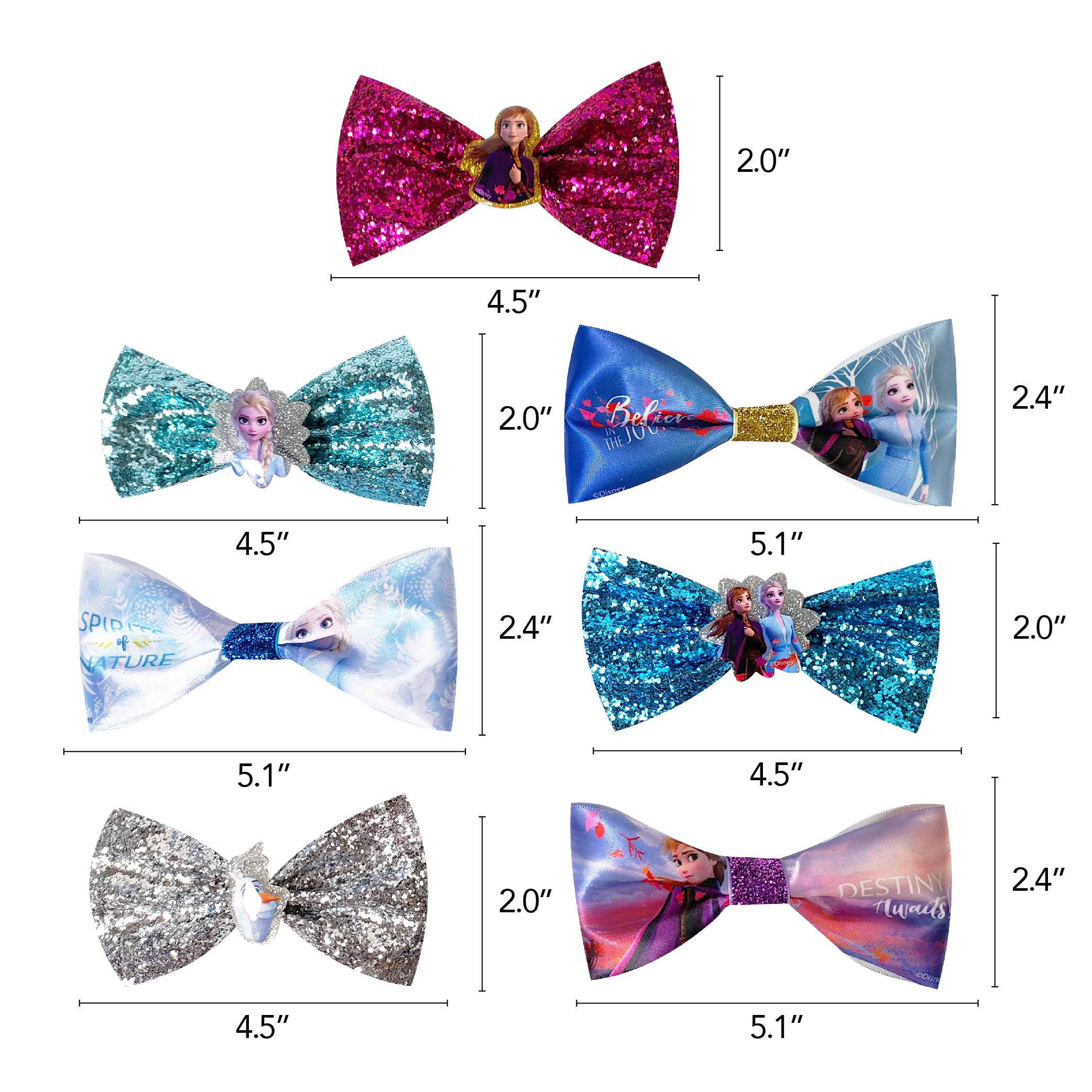 LUV HER gift-ready Frozen 2 bows brighten dress-up play for little princesses