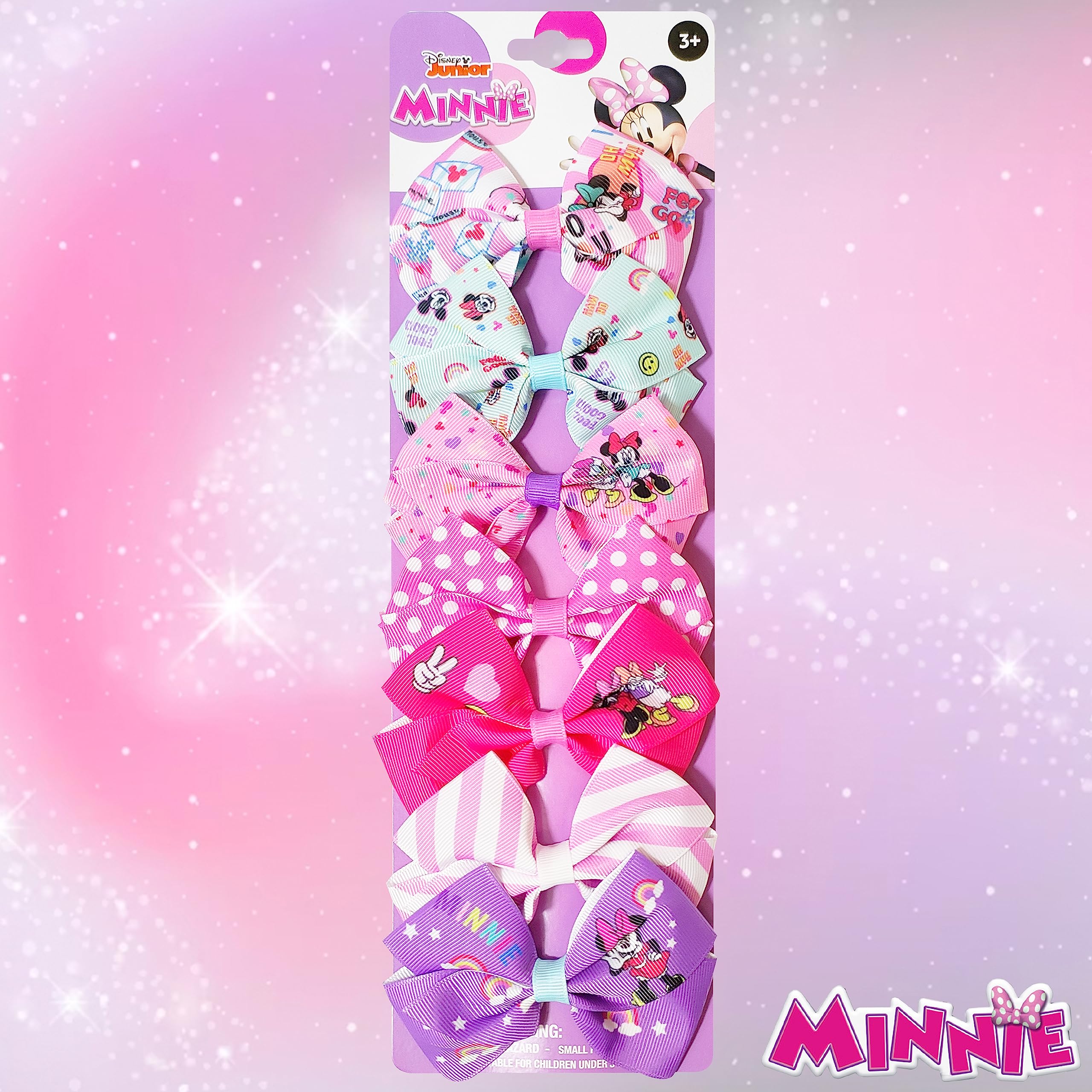 LUV HER girls hair bow kit Minnie-style for playful everyday use.