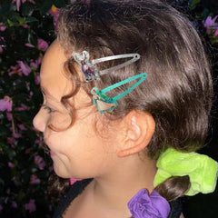 LUV HER hair accessories made with skin-safe materials for kids.
