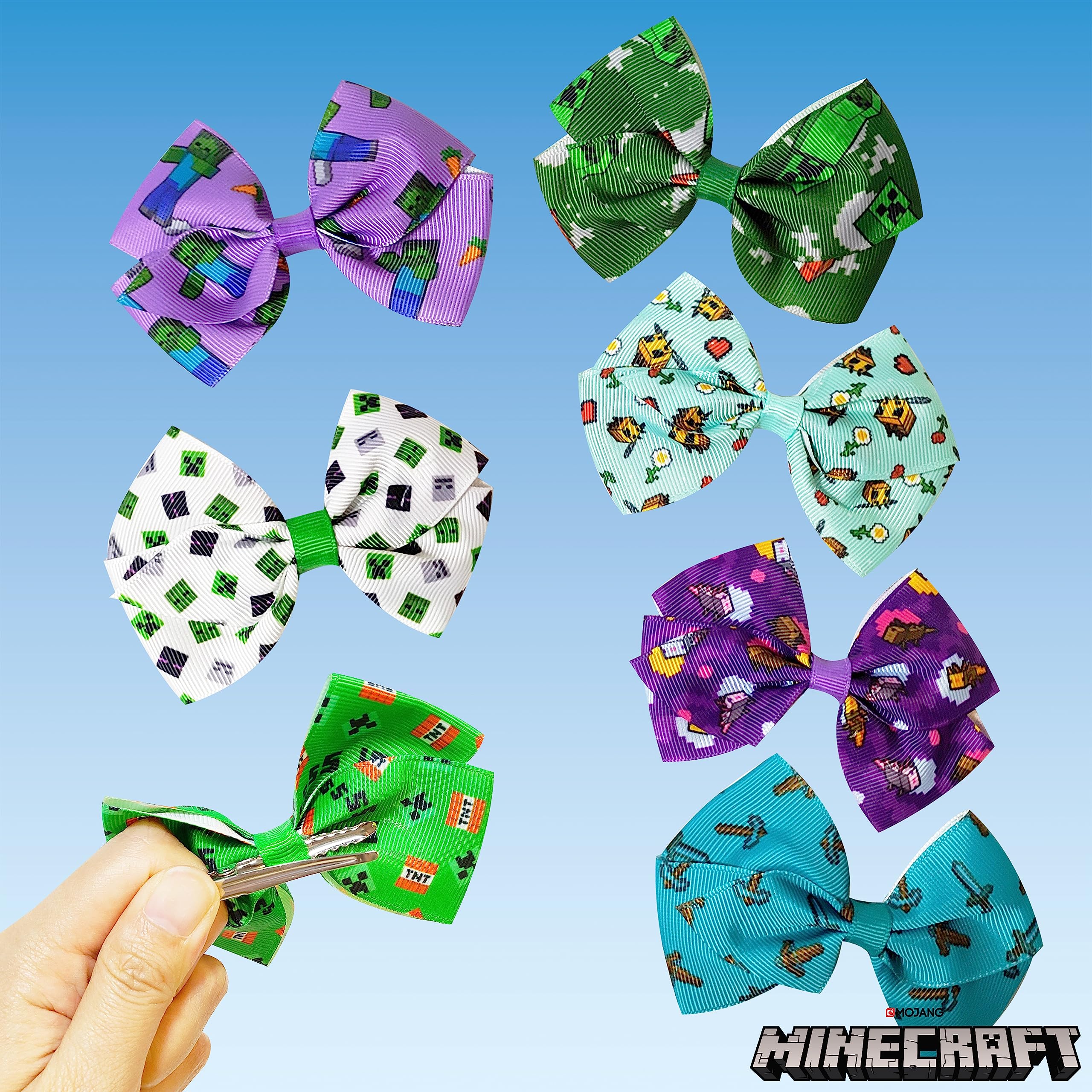 LUV HER Minecraft-themed kid's hair accessories ready for imaginative wear.