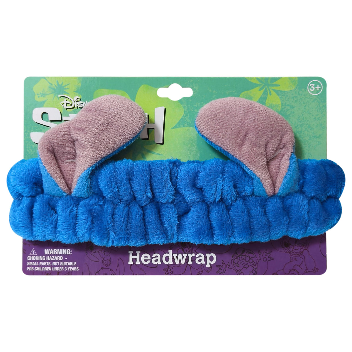 LUV HER Lilo & Stitch headband main visual showing soft stretch fit and character design.