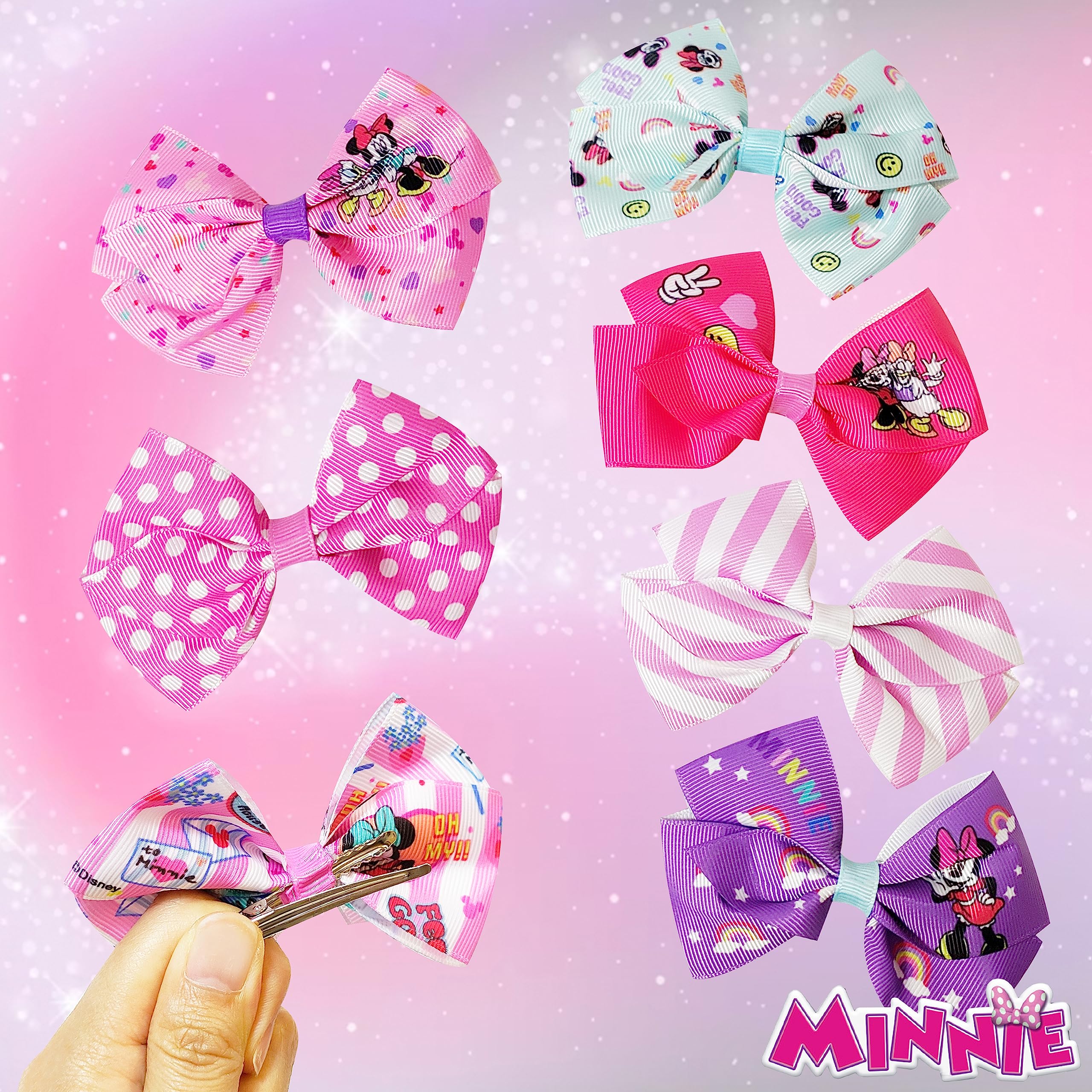 LUV HER non-toxic materials ensure safe styling for young Minnie fans.