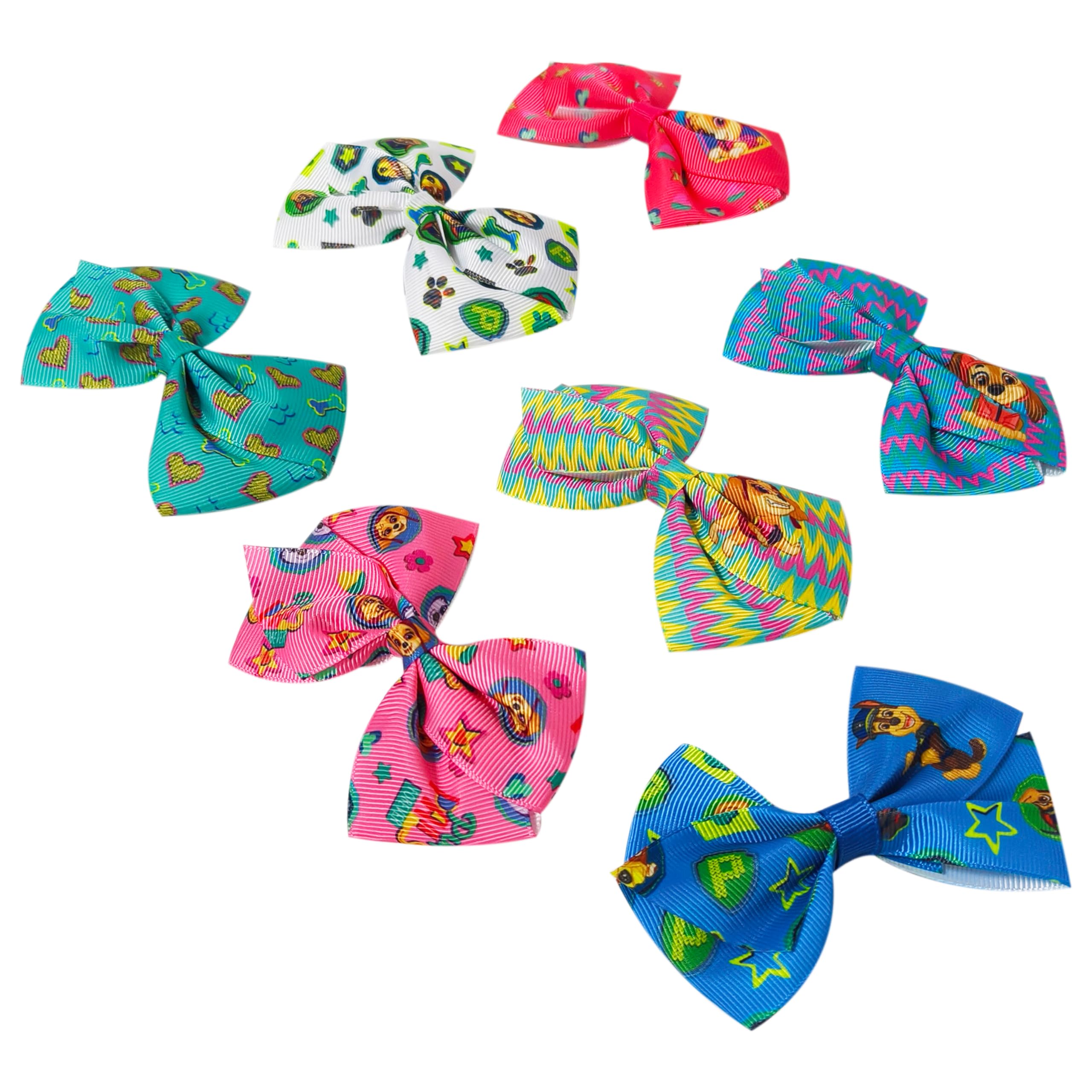 LUV HER Paw Patrol alligator clip featuring rescue-pups prints for versatile school-day styling