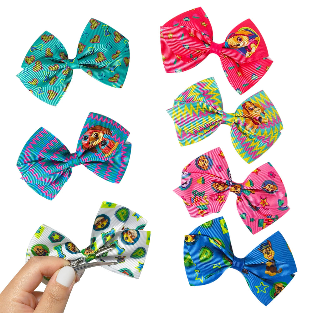 LUV HER Paw Patrol alligator clip with Zuma print supports day-long wear by the pool