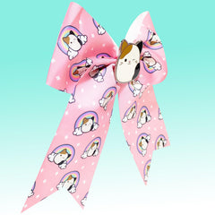 LUV HER Squishmallows hair bow alligator clip keeps hairstyle secure with cute character flair