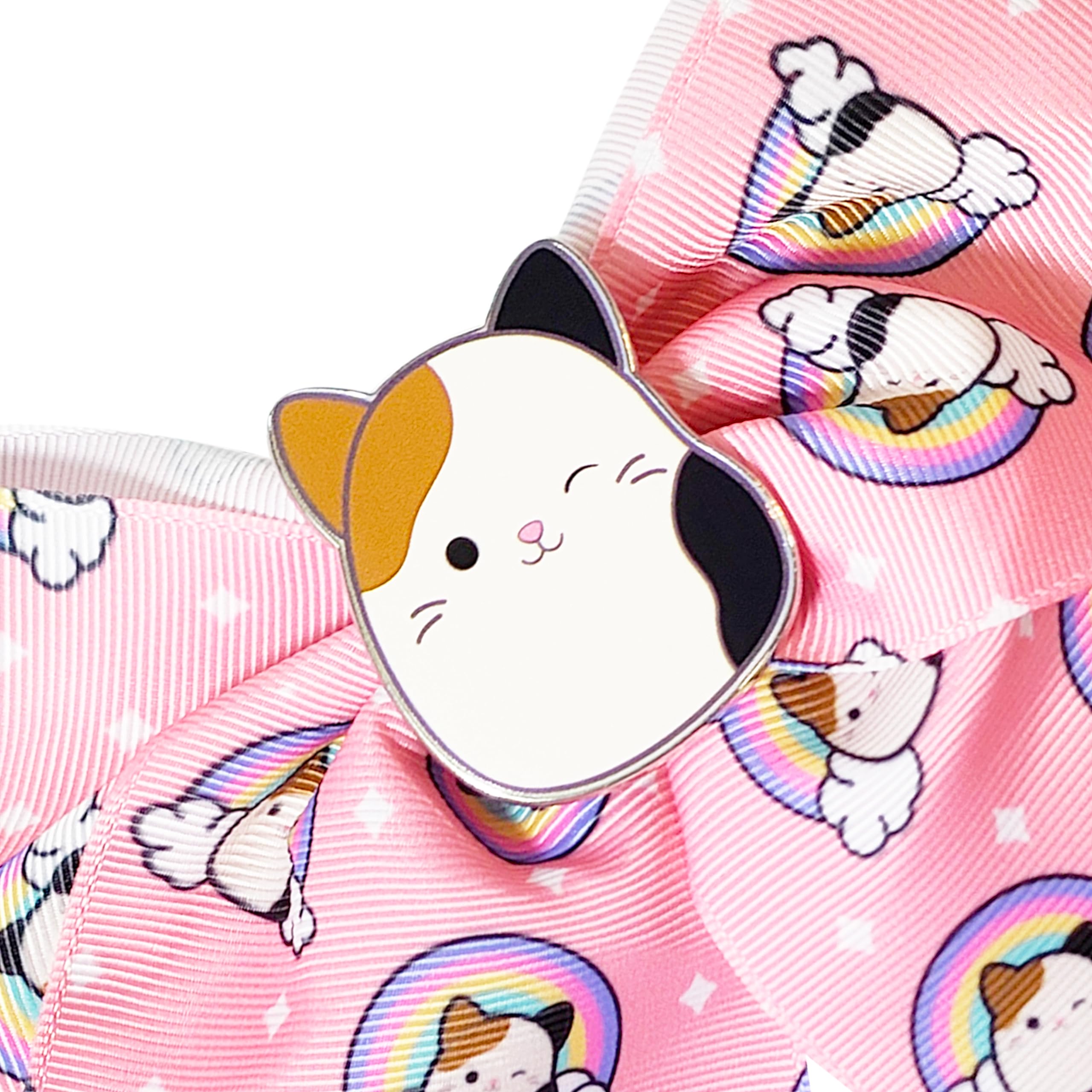 LUV HER Squishmallows hair bow print detail highlights character style for school days