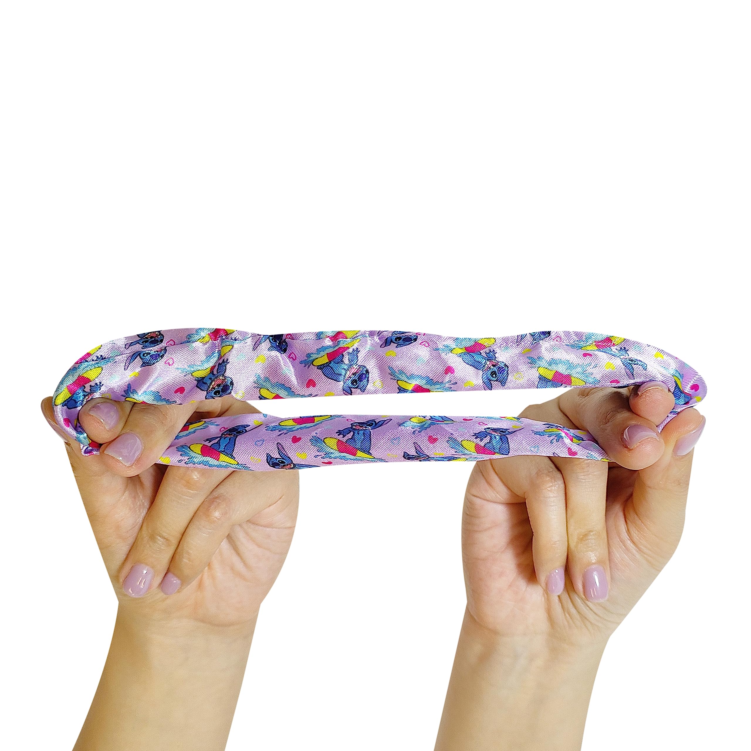 LUV HER Stitch hairbrush handle design promoting comfortable grip.