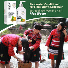Luv Me Care biotin hair thickening conditioner ingredient bottle emphasizes strengthening benefits.