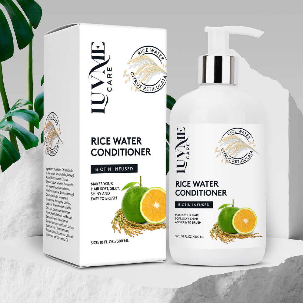 Luv Me Care healthy-shine voluminous-hair result shows improved manageability after use.