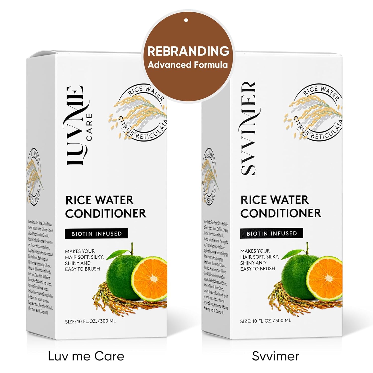 Luv Me Care plant-based extracts and nourishing oils image communicates natural cruelty-free care.