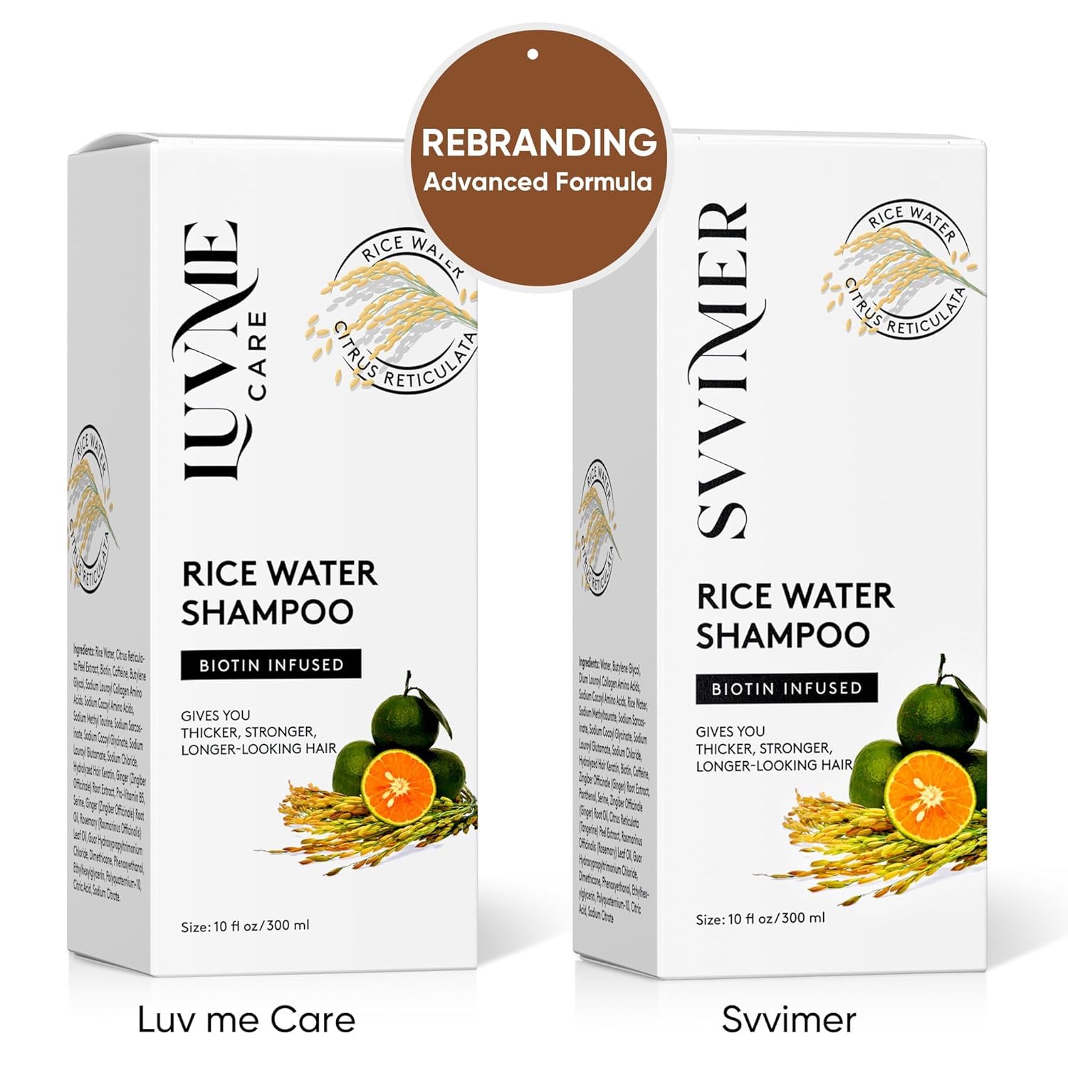 Luv Me Care shampoo lather demonstrates gentle cleansing and volumizing effect for thinning hair.