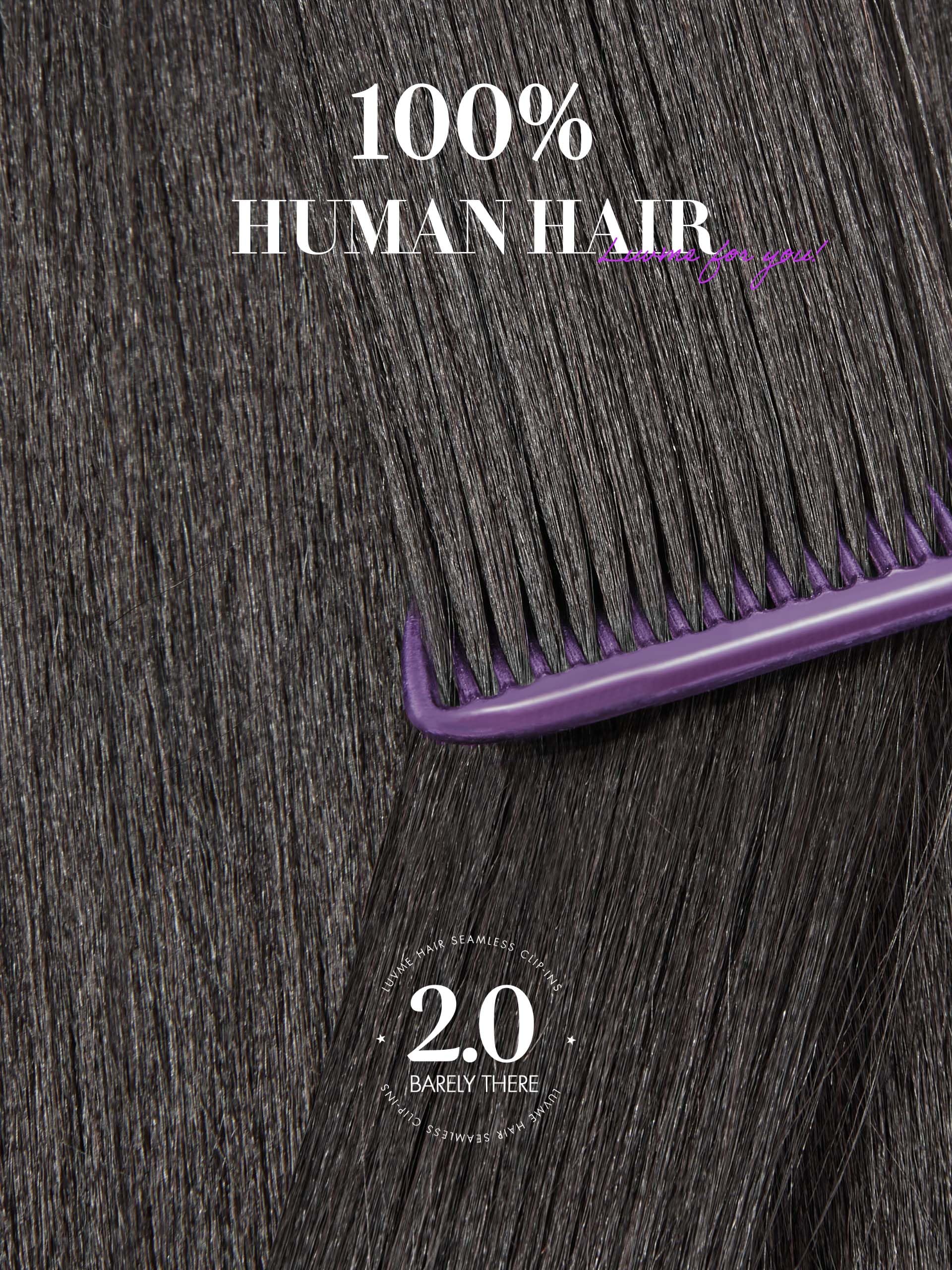LUVME body waves clip-ins add subtle volume and movement