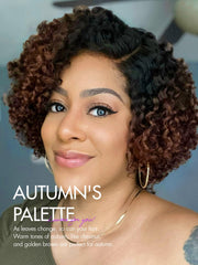 Luvme Hair texture closeup highlights defined curls and vivid ombre tones