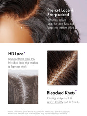 LUVME HAIR 8-inch curly wig pre-plucked hairline demonstrates effortless styling