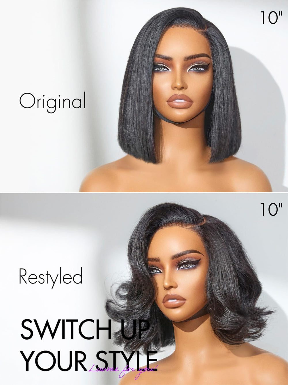 LUVME HAIR ready-to-wear packaging showcases convenient, user-friendly experience.