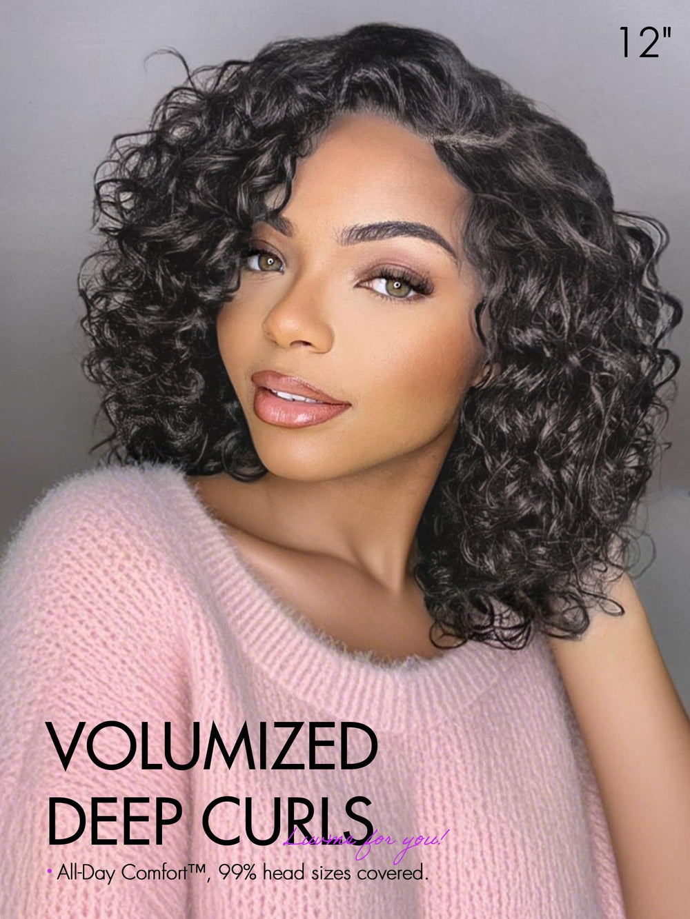 LUVME HAIR glueless lace-front assembly for quick wear and secure fit.