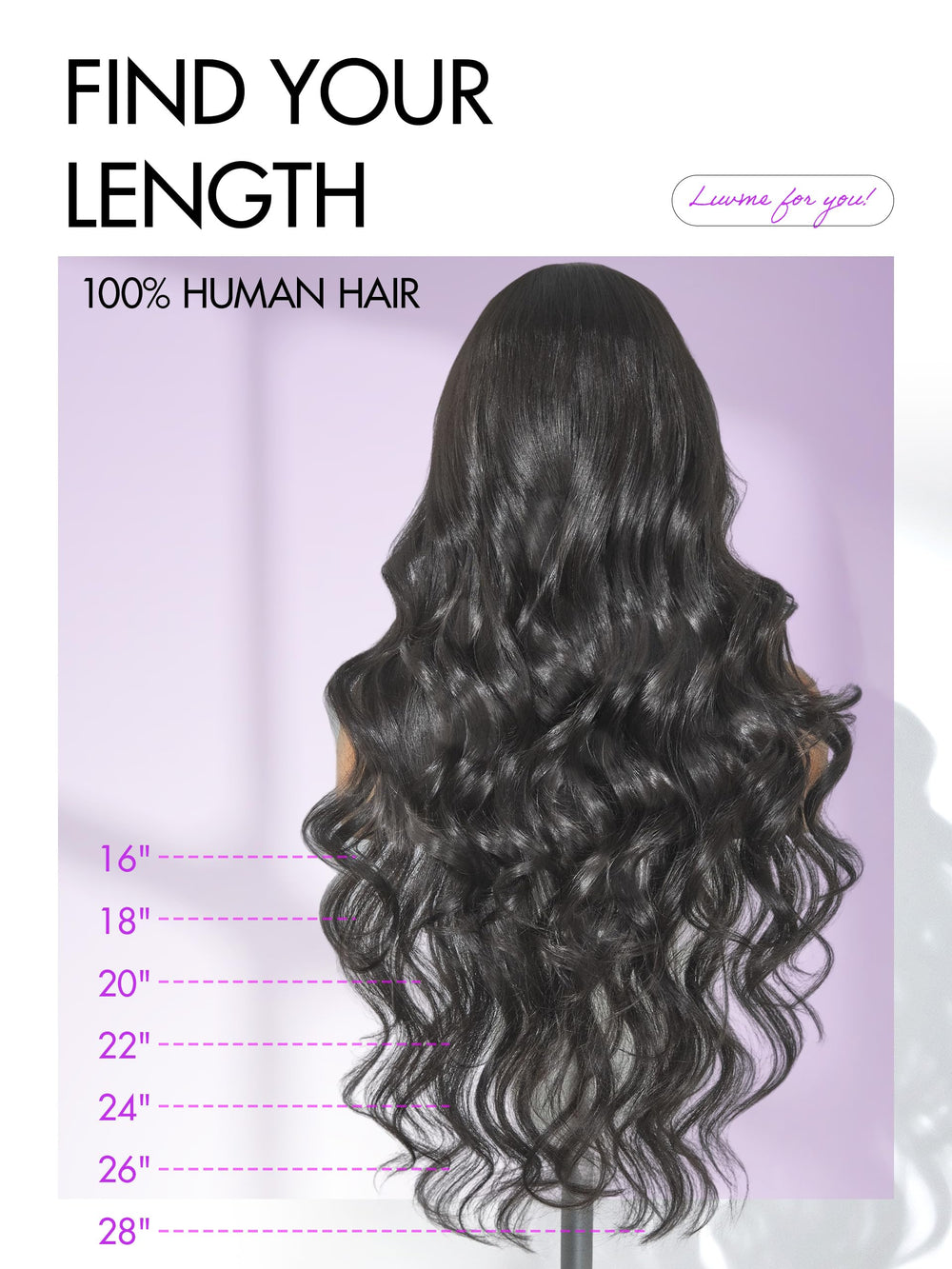 LUVME HAIR natural black color image demonstrates versatile shade for everyday style