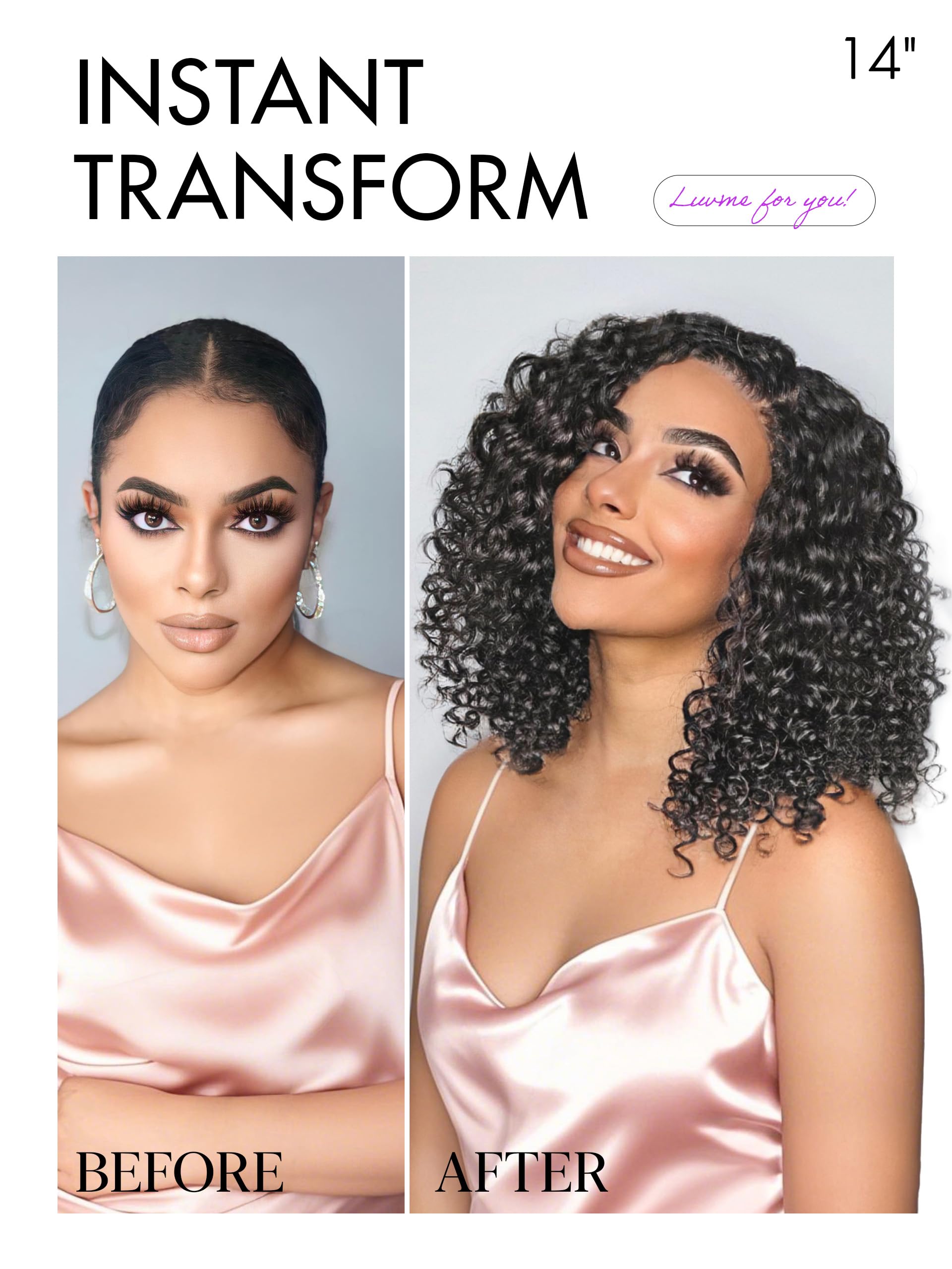 LUVME HAIR natural-color ready-to-go wig offers a seamless everyday look.