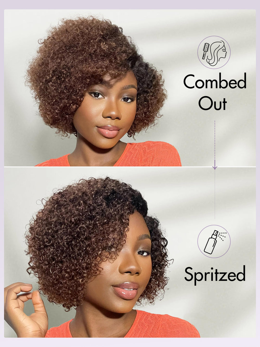 Luvme Hair natural-looking hairline closeup enhances realistic styling