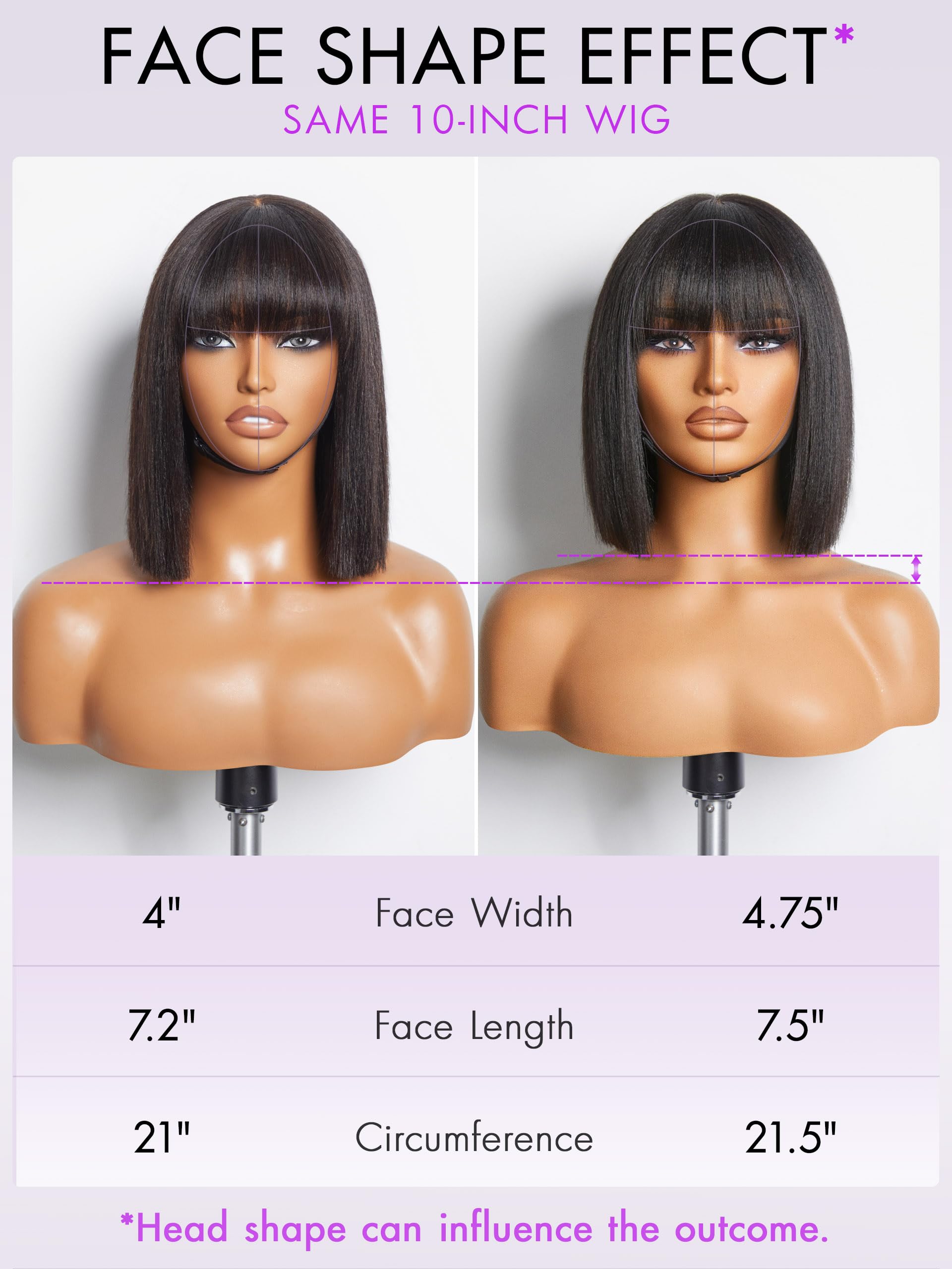 LUVME HAIR virgin human hair wig is soft, smooth and tangle-free
