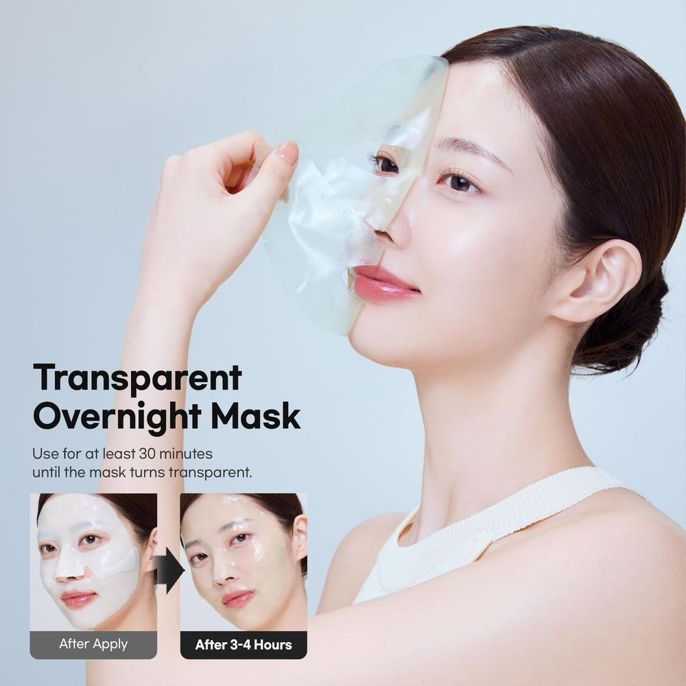 LUVUM Calming Repair Cica Mask inside view reveals five masks