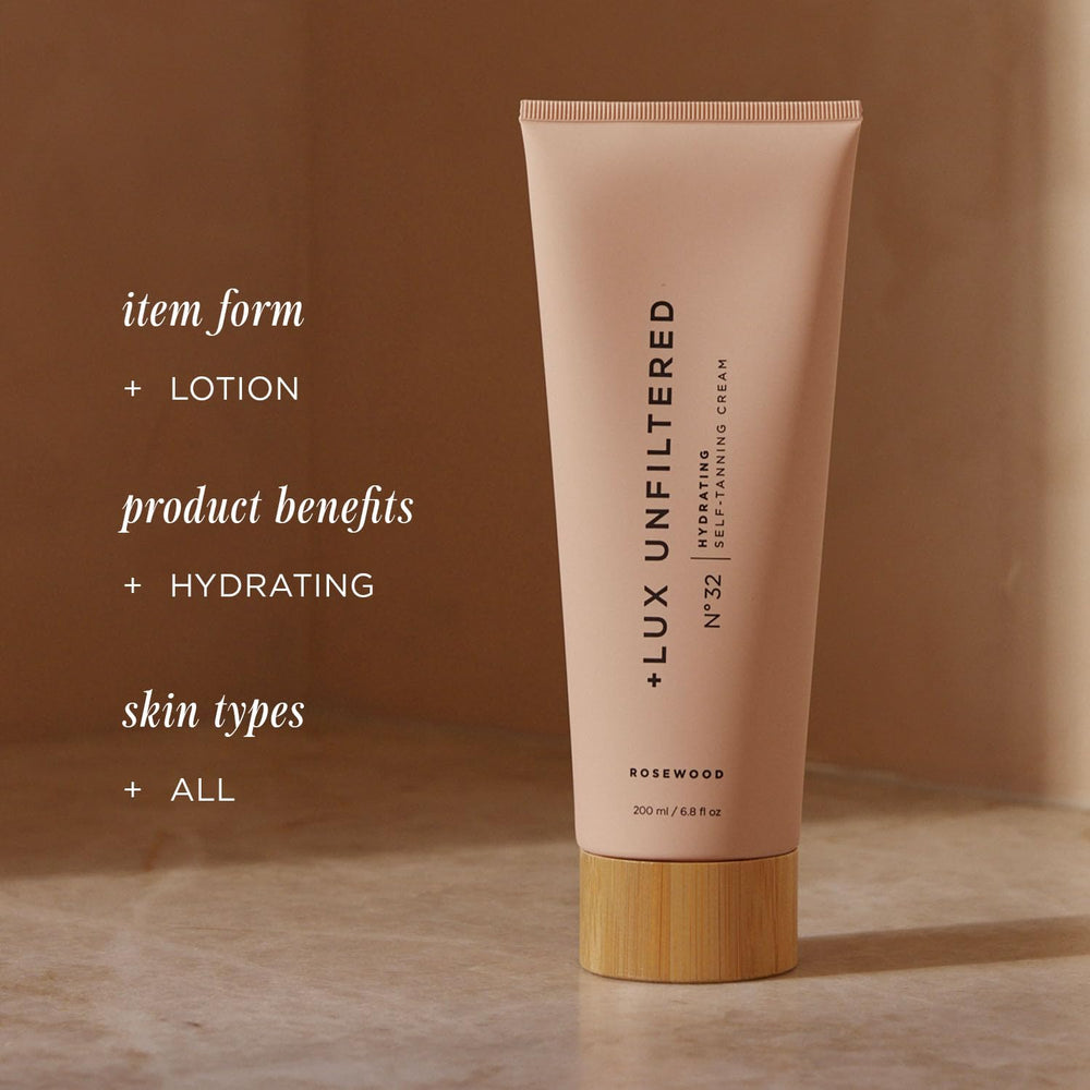 Lux Unfiltered N°32 rosewood no-transfer formula keeps clothes clean during wear.