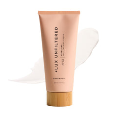 Lux Unfiltered N°32 rosewood bottle illustrating buildable, natural-looking tan.