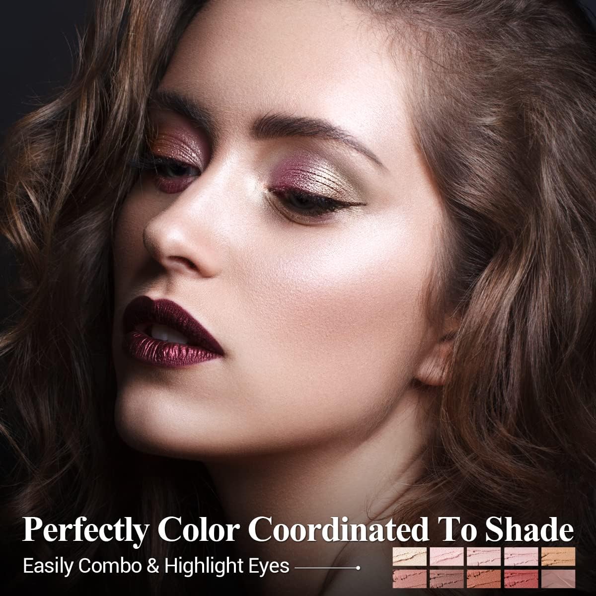 LUXAZA blending brush end aids smudge-free finish