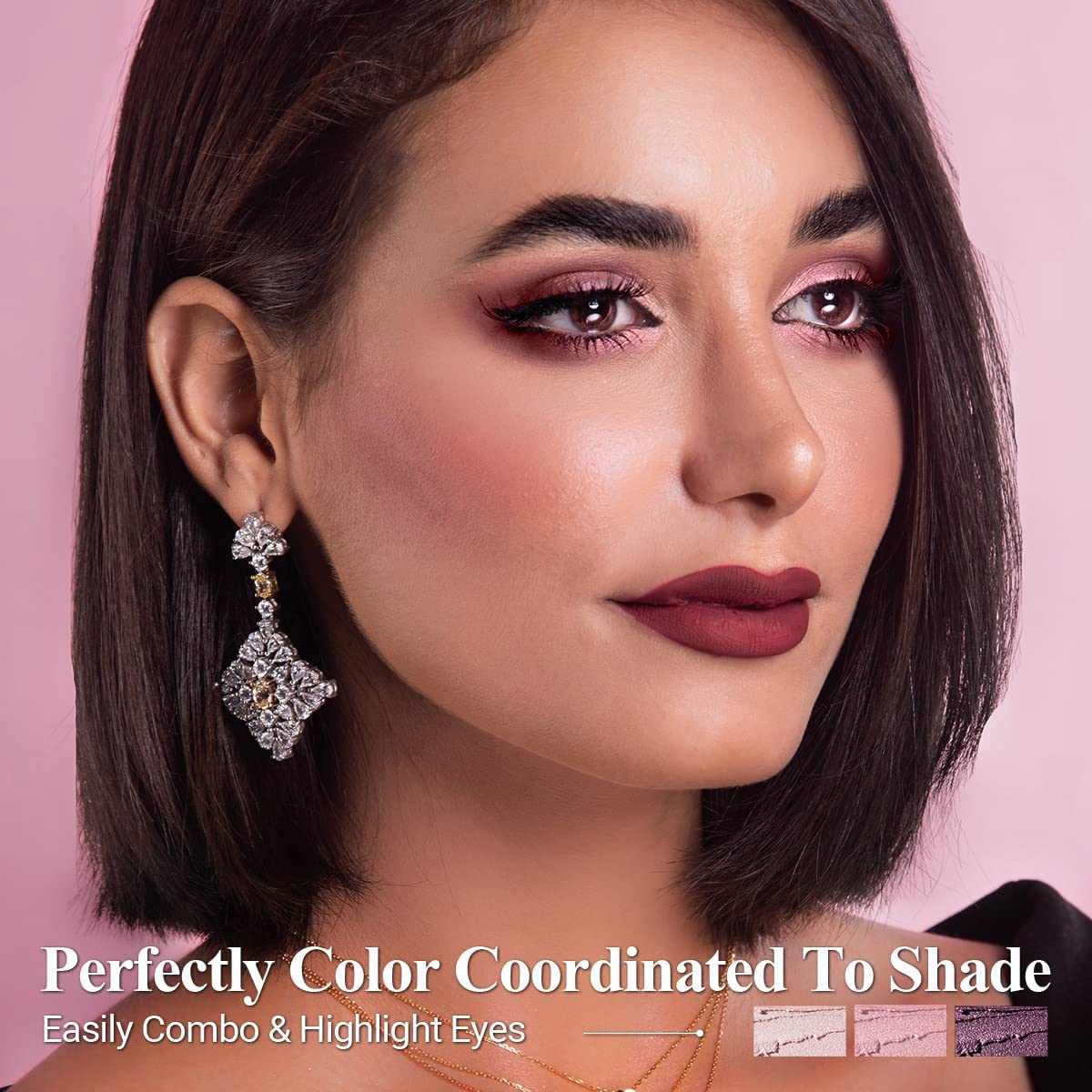LUXAZA blending brush-back supports smudge-proof finish with single shade.