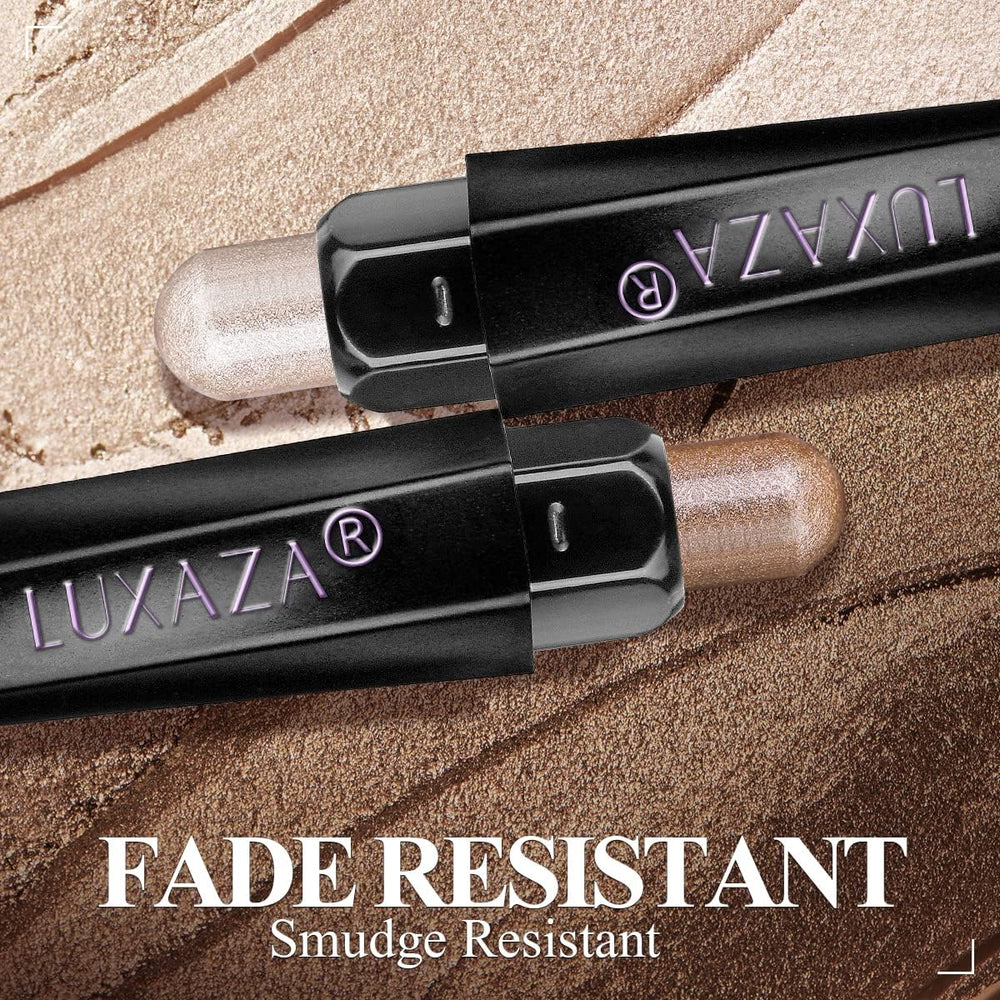 LUXAZA eye brightener stick enhances awake look with shimmer