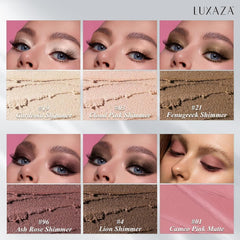 LUXAZA eyeshadow stick hexagonal tube grip for easy application