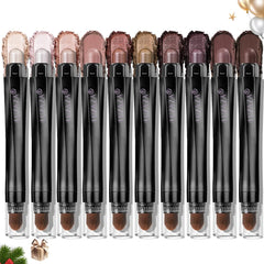 LUXAZA eyeshadow stick matte champagne neutral swatch for smooth, long-lasting color