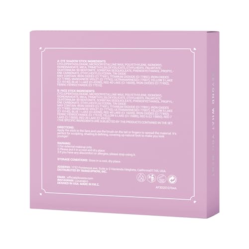 Luxaza eyeshadow stick soft creamy glide for smooth application.