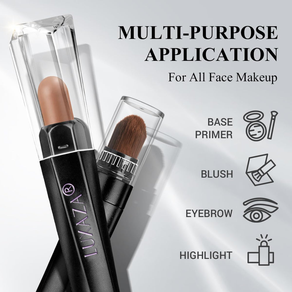 LUXAZA PRO Brown Cashmere set packaging shown for travel-friendly beauty.