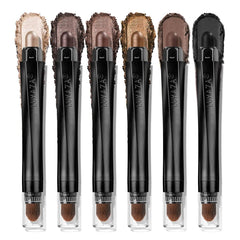 LUXAZA PRO brown eyeshadow stick set packaging with a sleek, portable design for precise application