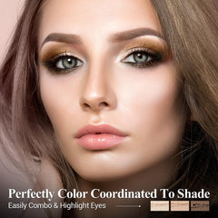LUXAZA PRO built-in brush on the pencil aids blending and precision