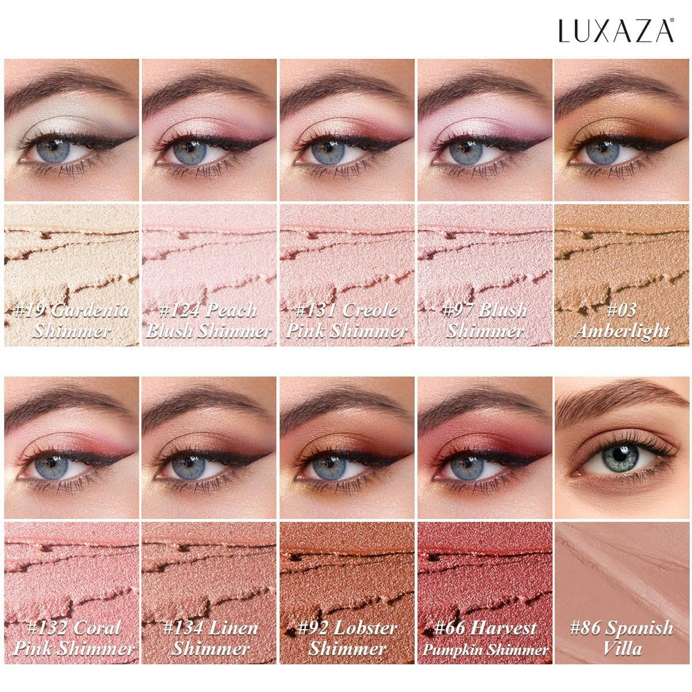 LUXAZA PRO eyeshadow stick soft glide demonstrates silk smooth application