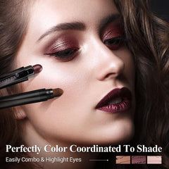 LUXAZA PRO application closeup reveals creamy texture and smooth glide for precise shading.