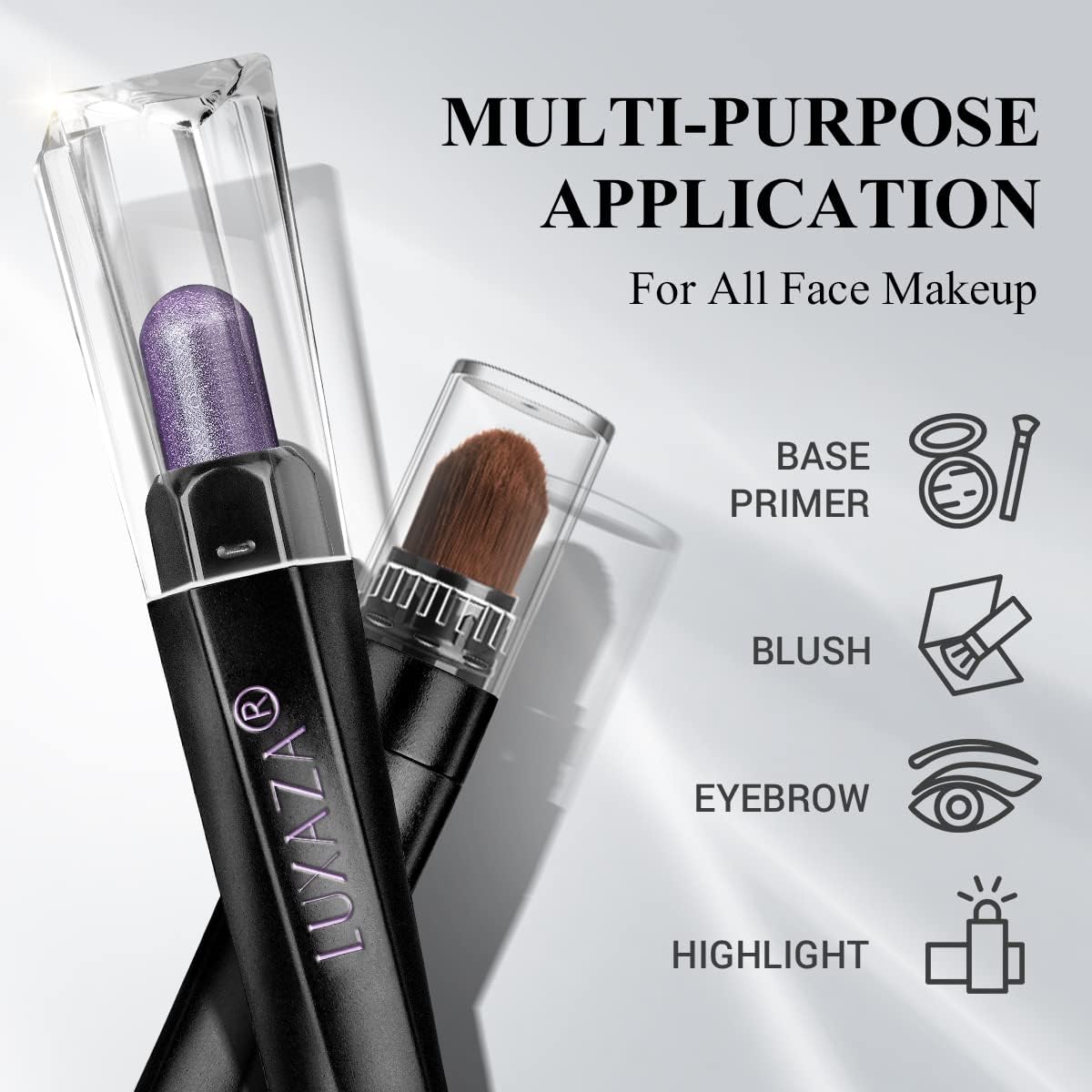 LUXAZA PRO Plum Eyeshadow Stick long-wear formula delivers extended color without frequent touch-ups.