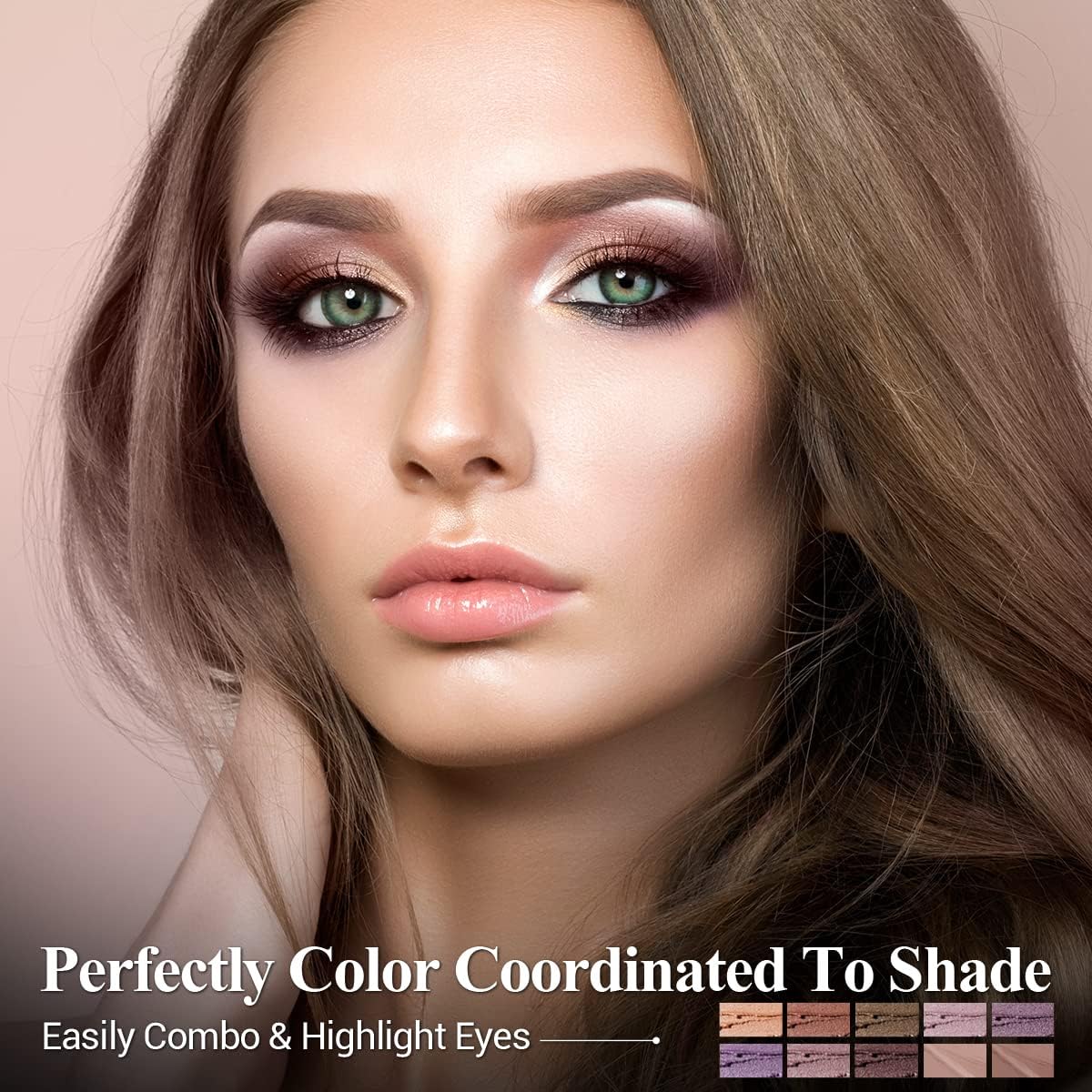 LUXAZA PRO Plum neutral palette illustrates coordinated colors for beginners and everyday wear.