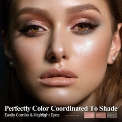 LUXAZA soft cream eyeshadow application demonstrating smooth glide