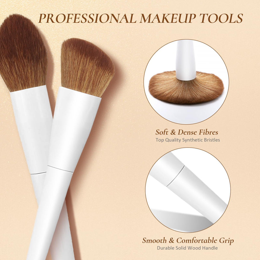 LUXBRU ergonomic wooden-alloy handles emphasize durability and reduced fatigue.