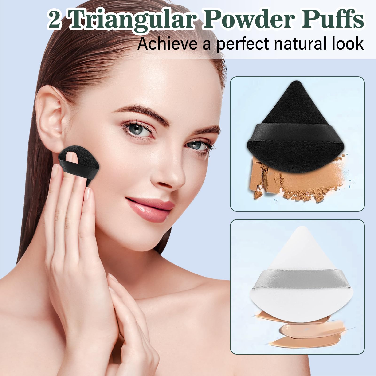 LUXBRU makeup brush set instruction manual helps beginners learn quick makeup routines.