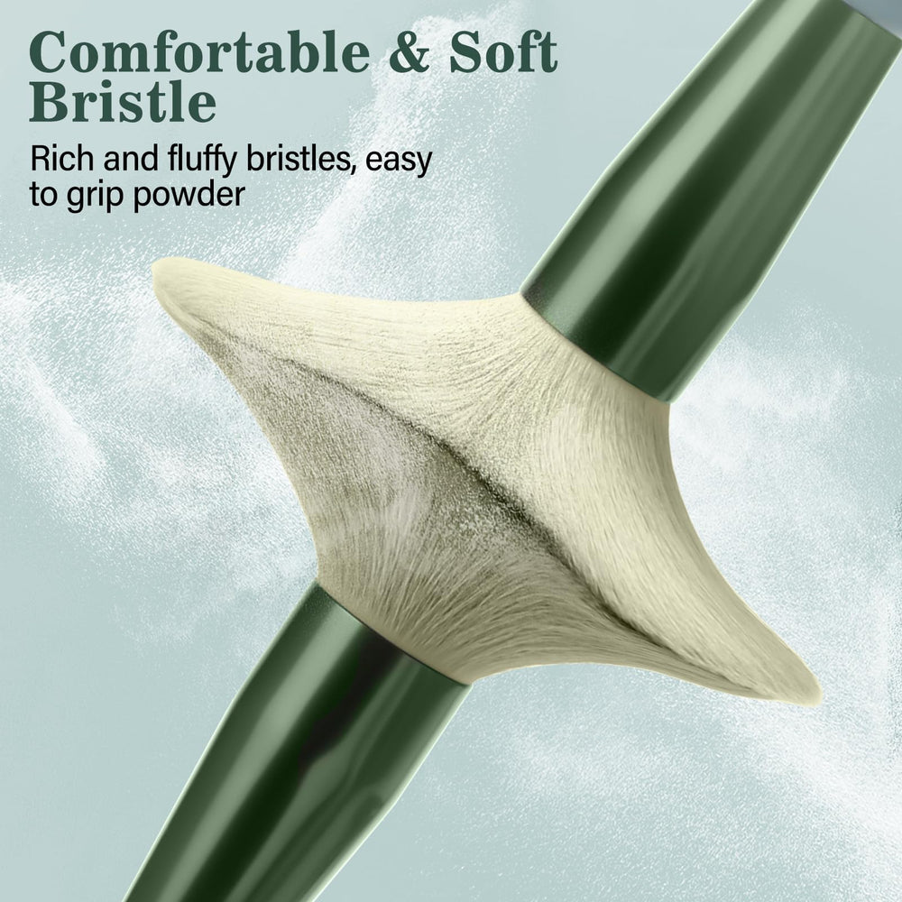 LUXBRU soft dense bristles deliver smooth, even coverage with minimal shedding.