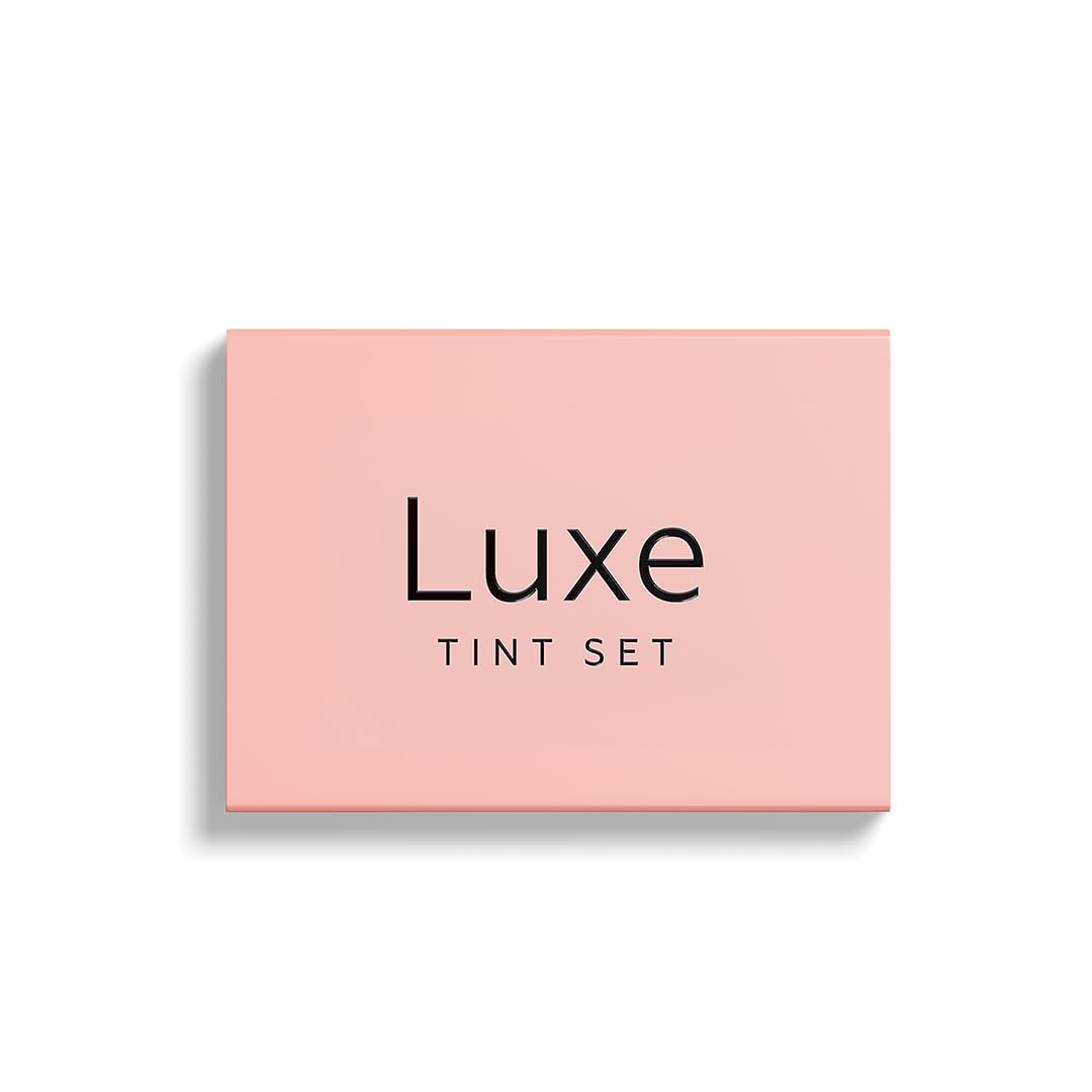 Luxe Cosmetics black color set packaging for easy salon or home use